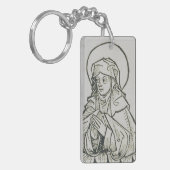 Mutter von Saint Monica, Augustine, Hippo Schlüsselanhänger (Vorderseite links)
