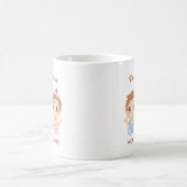 Mutter von Twins Baby Boy and Girl Kaffeetasse (Mittel)