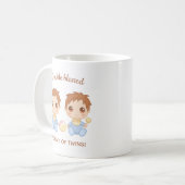 Mutter von Twins Baby Boys Kaffeetasse (Vorderseite Links)