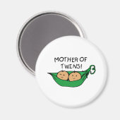 Mutter von Twins Pod Magnet (Vorderseite/Rückseite)