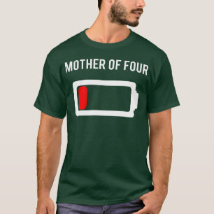 Mutter von vier gebackenen Mama T-Shirt