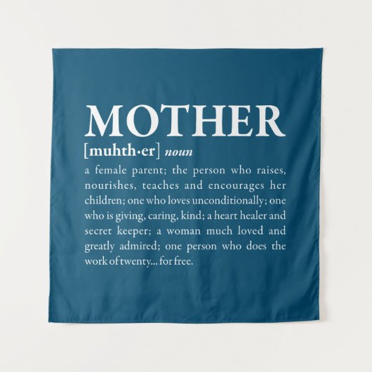 Mutter Wandteppich (Vorderseite (Horizontal))