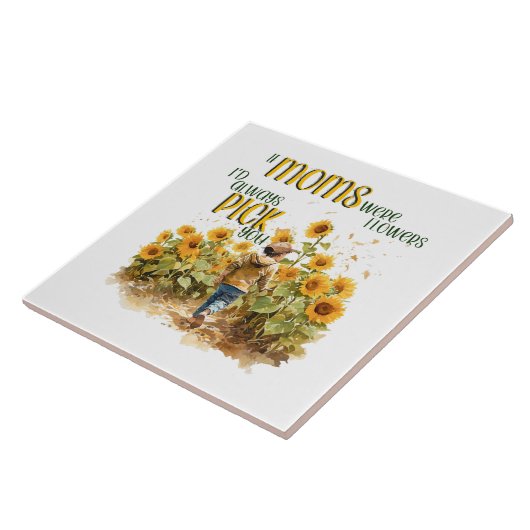 Mütter waren Blume Fliese (Seite)