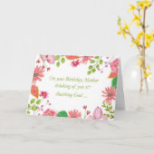 Mutter Wasserfarben Blume Religiöse Geburt Karte (Gelbe Blume)