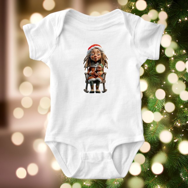 Mutter Weihnachten I Baby Bodysuit Baby Strampler (Von Creator hochgeladen)