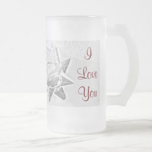 Mutter-WeihnachtsLiebe Mattglas Bierglas