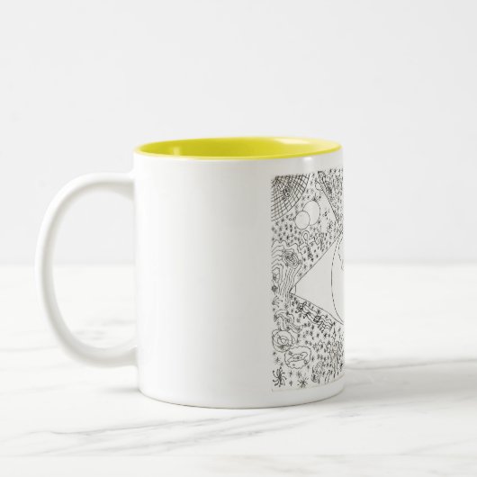 Mutter weint 1 zweifarbige tasse (Links)