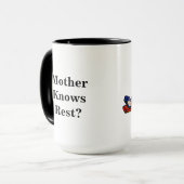 Mutter weiß Erholung Tasse (Vorderseite Links)