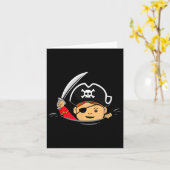 Mutter Werdende Mama Mutterschaft Pregnant Pirate Karte (Gelbe Blume)