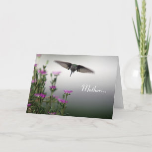 Mutter... wie ein Hummingvogel Karte