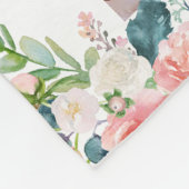 Mutter wir Liebe Sie 39 Foto handgeschriebene Blum Fleecedecke (Ecke)