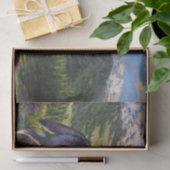 Mutter Wolf & Welpen Bergflusstal Seidenpapier (Geschenk)