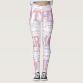 Mutter WordArt Leggings (Vorderseite)