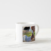 Mutter-Ziege u. Baby Espressotasse (Vorderseite Rechts)