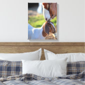Mutter Ziege und Baby Leinwanddruck (Insitu (Schlafzimmer))