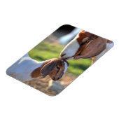 Mutter Ziege und Baby Magnet (Linke Seite)