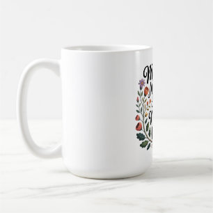 Mütter ziehen Samen zu mächtigen Eichen auf Kaffeetasse