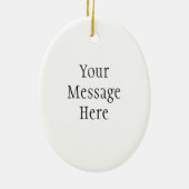 Mutter-Zitat Keramik Ornament (Hinten)