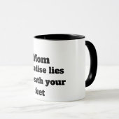 Mutter-Zitat-Tasse Mutters Geschenk Tasse (VorderseiteRechts)