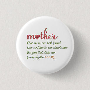 Mutter Zitat Tribute Button