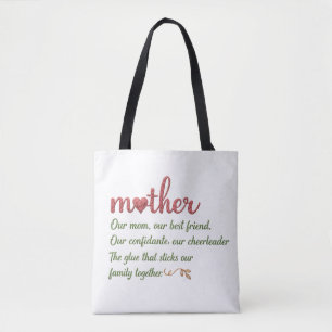 Mutter Zitat Tribute Tasche