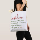 Mutter Zitat Tribute Tasche (Von Nahem)