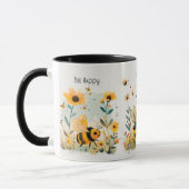 Mutter zu Biene - Muttertag "Garten der Liebe" Tasse (Links)