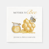 Mutter zu geschlechtsneutral minimale Babydusche Serviette (Vorderseite)