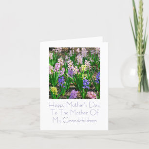 "Mutter zu meinen Enkelkindern" Karte der Mutter