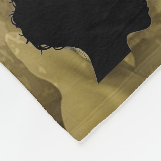 Mutter zu Tochter-Foto Fleecedecke (Ecke)