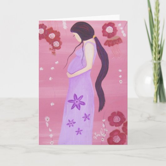 Mutter-zu-Zukunft-Karte Karte (Vorderseite)