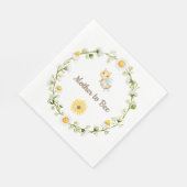 Mutter zum Baby-Duschpapier Napkins Serviette (Ecke)