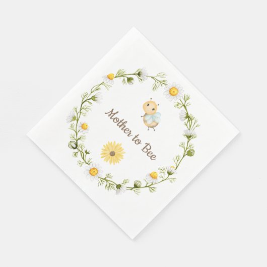 Mutter zum Baby-Duschpapier Napkins Serviette (Ecke)