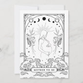 Mutter zur Einladung zur Kinderdusche (Vorderseite)