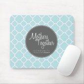 Mutter-zusammen graue Logo-Mausunterlage Mousepad (Mit Mouse)