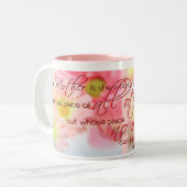 Mutter Zweifarbige Tasse (Vorderseite Links)