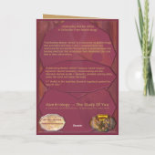 Mütterafrika feiern dankeskarte (Rückseite)