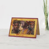 Mütterafrika feiern dankeskarte (Vorderseite)