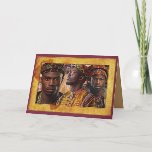 Mütterafrika feiern dankeskarte (Vorderseite)