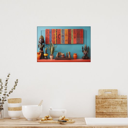 Mütterafrika feiern poster (Küche)