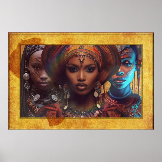 Mütterafrika feiern poster (Vorne)