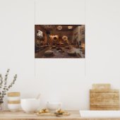 Mütterafrika feiern poster (Küche)