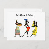 Mütterafrika Postkarte (Vorne/Hinten)