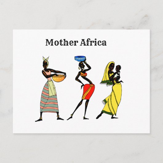 Mütterafrika Postkarte (Vorderseite)