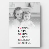 Mutterakronym-Foto Fotoplatte (Vorderseite)