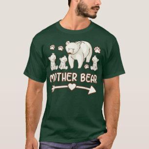 Mutterbär für Frauen, Mama trägt 3 Shirts