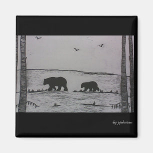 Mutterbär Magnet