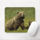 Mutterbär und -junges mousepad (Mit Mouse)