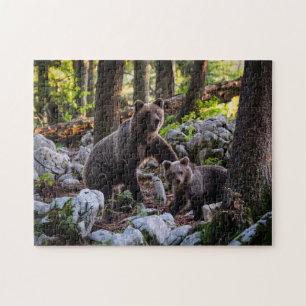 Mutterbär und -keule Slowenien Puzzle