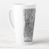 Mutterbär und Kub Latte Tasse (Linke Ecke)